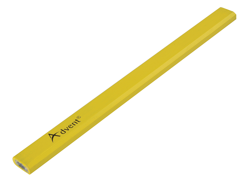 Yellow Medium Lead Carpenter's Pencils (Box 72)