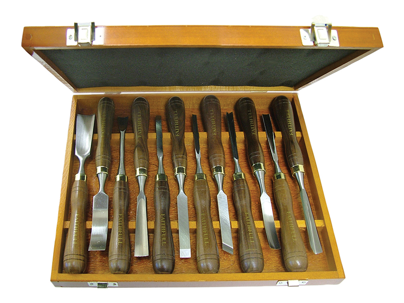 Woodcarving Set of 12 in Case