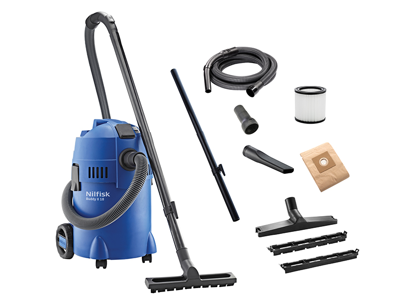 Buddy II Wet & Dry Vacuum with Power Tool Take Off 18 litre 1200W 240V